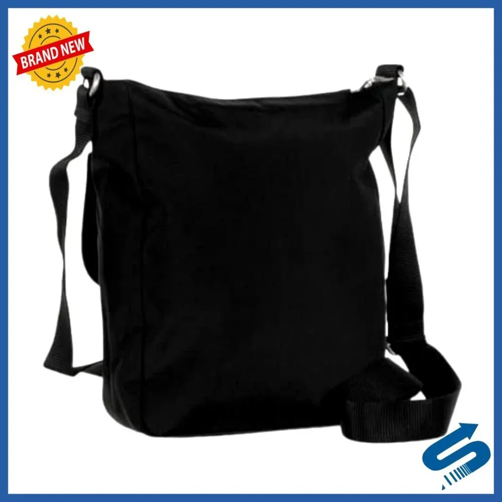 Large Nylon Crossbody Shoulder Bag with Multiple Pockets Casual Satchel